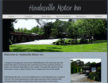 Tablet Screenshot of healesville-motor-inn.com.au